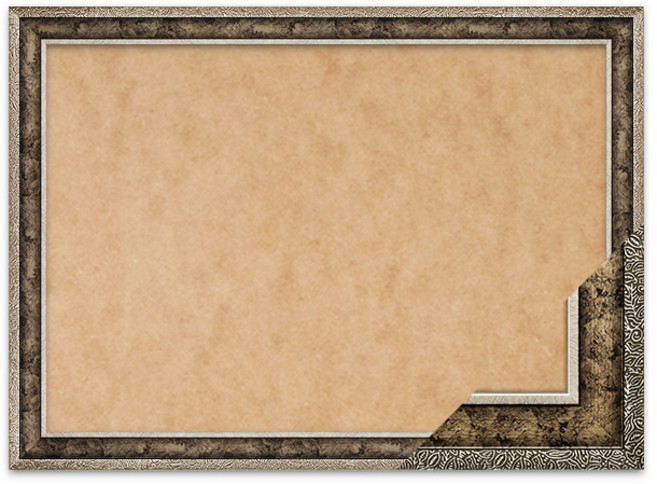 퍼즐액자 49x68 고급형 앤틱실버, 1개