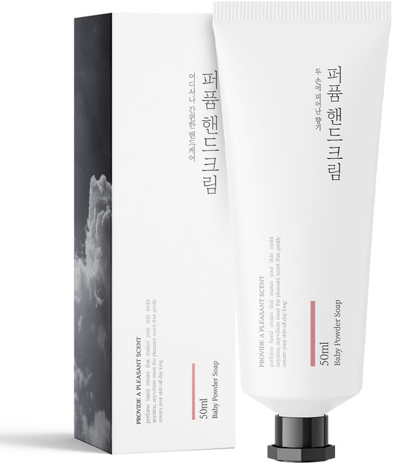 살림백서 퍼퓸 핸드크림 베이비파우더솝, 1개, 50ml