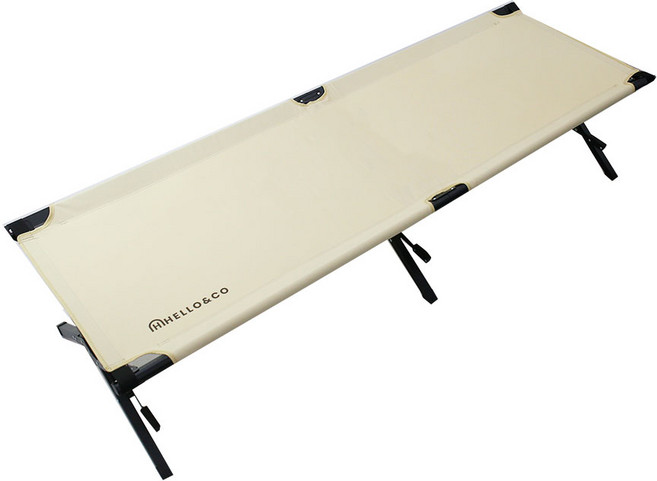 접이식 야전 침대 와이드, 야전침대(베이지+블랙)