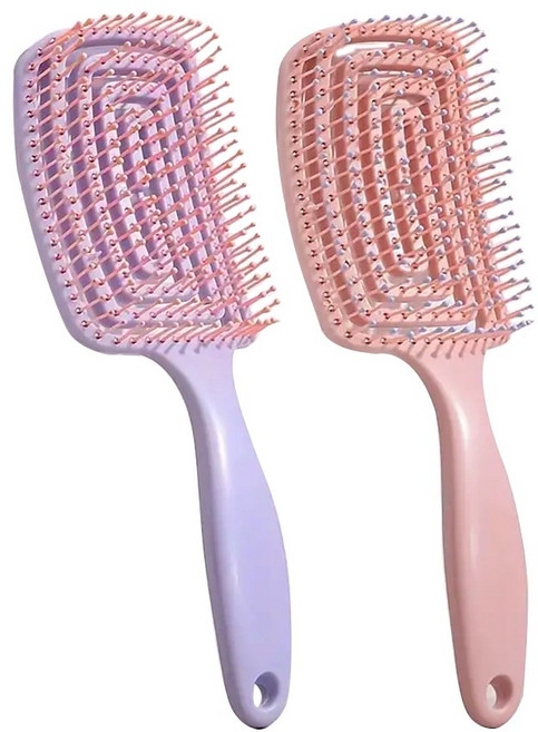 루시피 투톤 헤어 드라이 브러쉬 뿌리 볼륨 빵빵, 1개