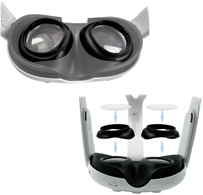 메타퀘스트3 렌즈 가이드 프레임 악세사리, 1개, 렌즈가이드 단품