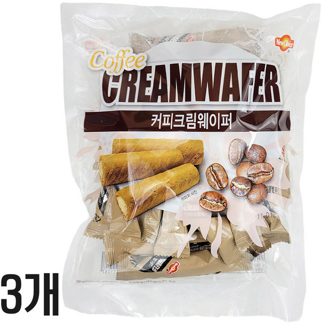 좋은세상 커피크림웨이퍼 180g, 3개