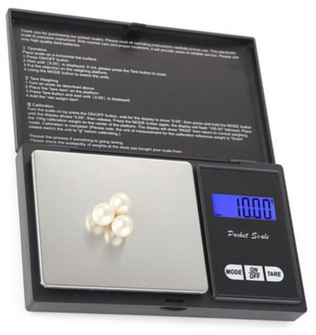 휴대용 보석 저울 500G/0.01G 디지털 정밀 LCD 백라이트 컴팩트 포켓 우편물 재장전 약품 주방용