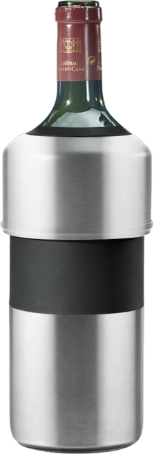 빈아미고 아이스리스 칠러 750mL+샴페인 와인 스텐 쿨러 실버, 1개, 750ml, 클래식 실버