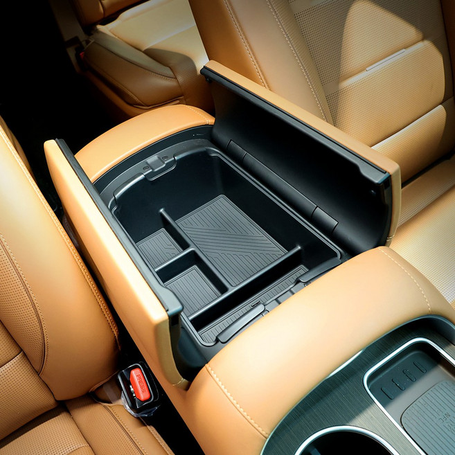 영카클럽 디올뉴 팰리세이드 LX3 호환 7인승 양문형 콘솔트레이 수납 정리함 용품, 7인승_하단(프론트)