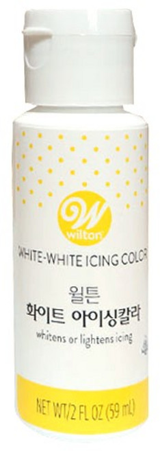 대풍BakeryShop 윌튼 아이상칼라 색소 화이트, 1개, 59ml