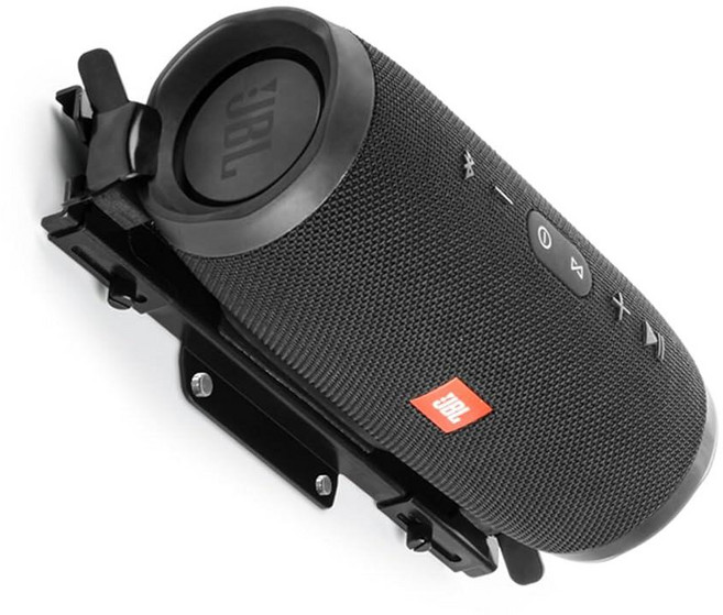 Hzycwgone JBL Charge 6/5/4용 벽 마운트 천장 브래킷 홀더 플립 7/6/5 휴대용 블루투스 스피커 깊이 조절 가능한 금속 범용 선반 삼각대 어댑터 13., 블랙