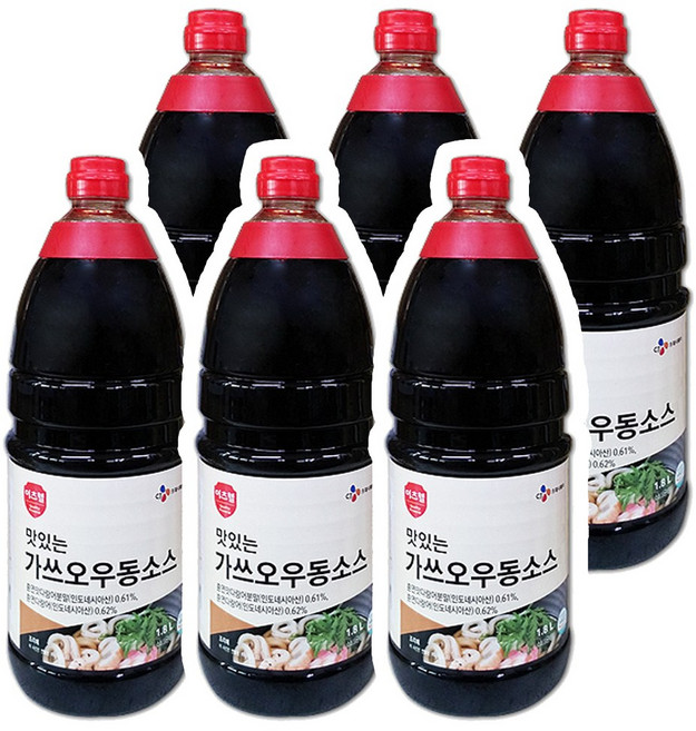 CJ 이츠웰 가쓰오 우동소스 1.8L, 6개