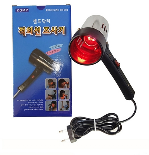 셀프닥터 적외선 조사기 20W 가정용 병원용 물리치료 온열통증완화 안법기, 1개