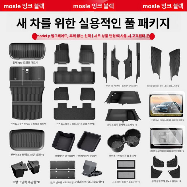 해피 s3xy커맨더 S3XY호환 모델Y 짭시버튼 노브, 신형 Y 실용패키지36개, 기본 차종