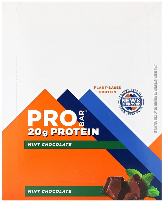 ProBar 프로틴바 민트 초콜릿 바 12개 개당 70g(2.47온스), 70g - 쿠팡