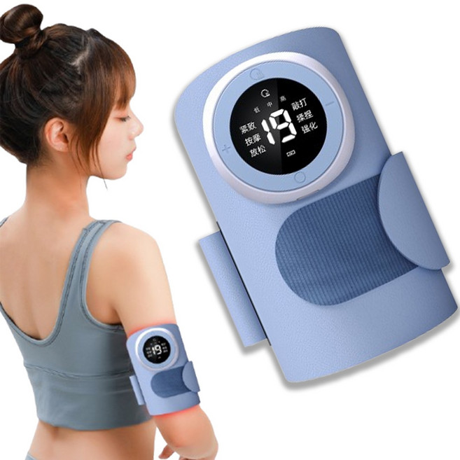 저주파 팔 손목마사지기 무선EMS 다용도 강도조절 온찜질 다리 안마기