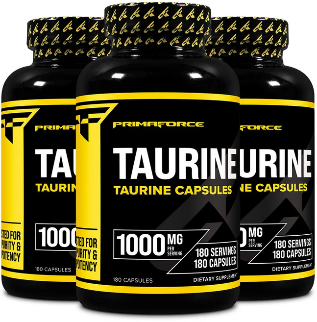 프리마포스 타우린 1000mg 180캡슐 3병, 3개, 180정 - 쿠팡
