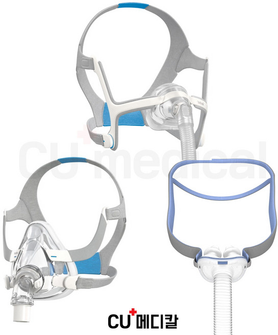 [CU메디칼] 레스메드 양압기 마스크 (3종) / N20 나잘 / F20 풀페이스 / P10 필로우, N20 나잘마스크, M, 1개