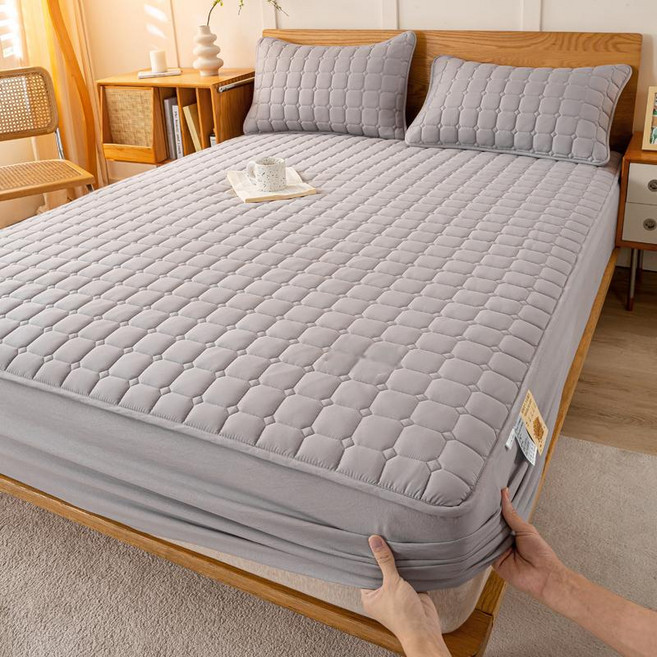 MIFAN 사계절 콩섬유 누빔 매트리스 커버 프리미엄 침대커버