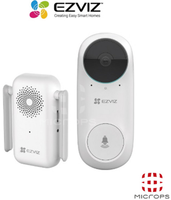 이지비즈 DB2C Kit 스마트 무선 현관 도어벨 (200만 화소), 1개