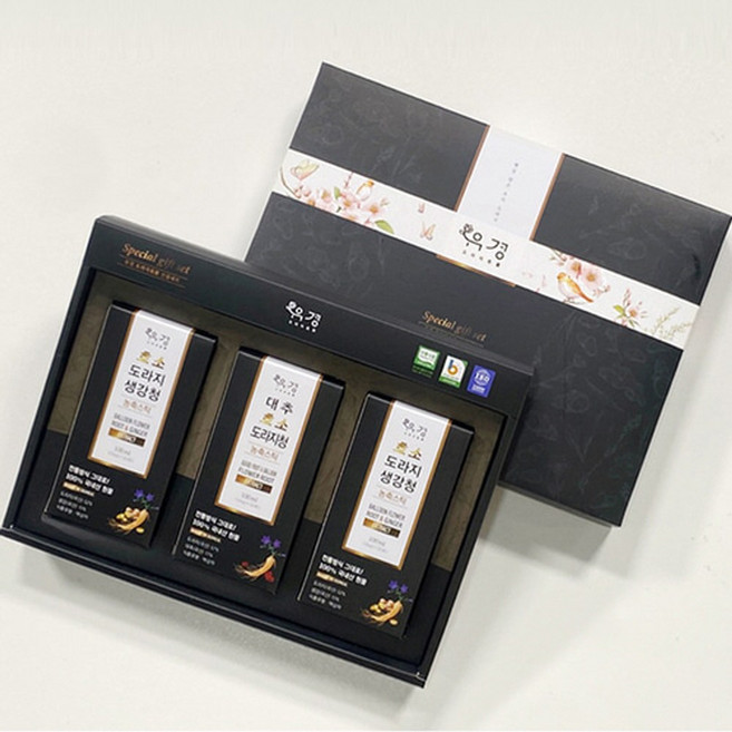 나눔숲쿱 [12ml 스틱30포 명절 선물세트] 효소도라지 생강청 10 대추효소 도라지청 20 대박 유경식품, 30개, 12ml