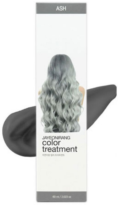 자연이랑 컬러 트리트먼트 60ml_애쉬(4개), 애쉬(Ash), 4개