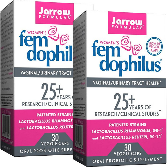 Jarrow FORMULAS 賈羅公式 Fem Dophilus女性益生菌膠囊, 30顆, 2盒