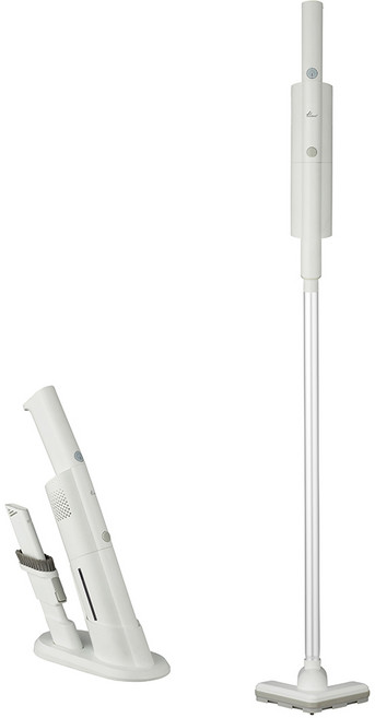 한일전기 코너리스 BLDC 무선청소기, HCBC-1250(화이트), 화이트