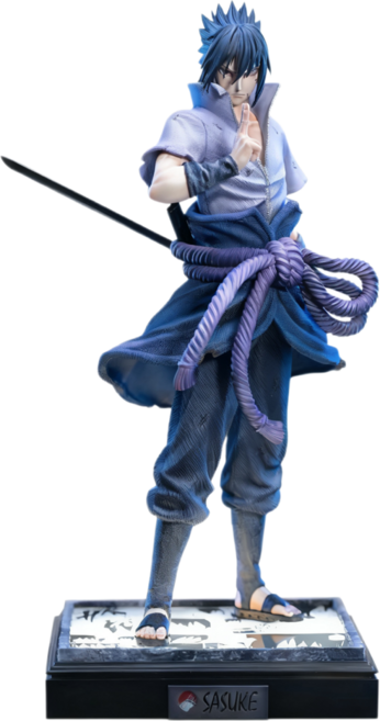 LovEly StoRy 나루토 질풍전 굿즈 닌전 윤회안 우치하 사스케 S급 풀 페인팅 피규어, 1개