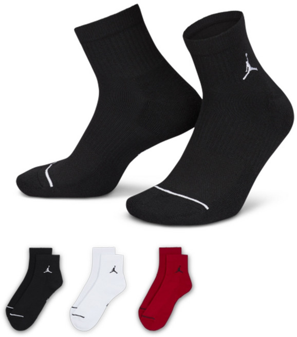 NIKE Jordan 基本款運動襪 3雙裝