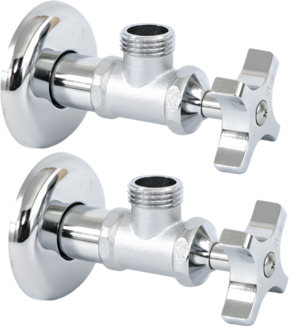 해정커머스 국산 황동 앵글밸브 2개1세트 3가지 사이즈 양변기부품 세면대부품