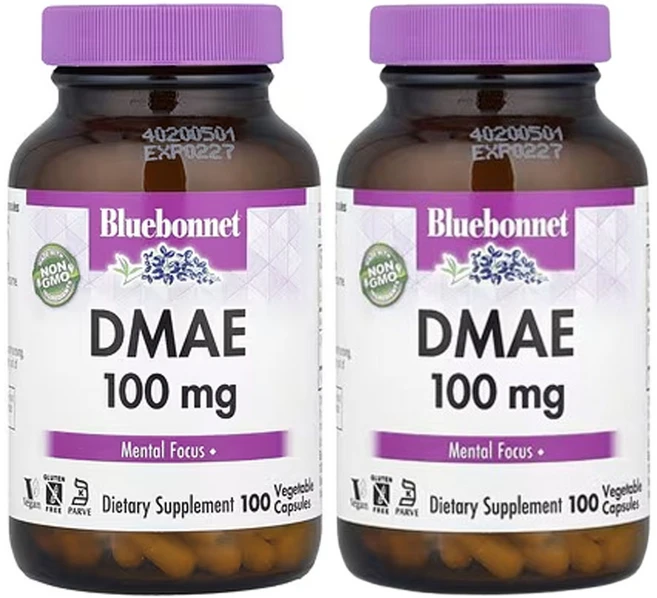 블루보넷 뉴트리션 DMAE 100mg 베지 캡슐 100정, 2개 - 쿠팡