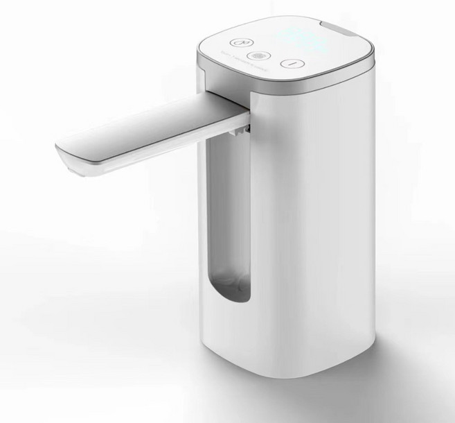 電動智能抽水器 自動摺疊 觸摸定量 桶裝水飲水機 USB充電, 1個