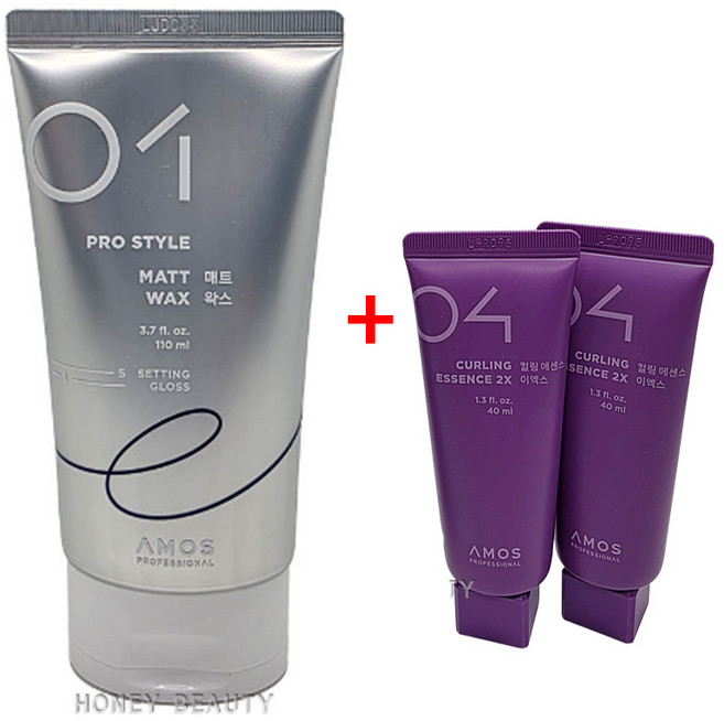 아모스프로페셔널 매트 왁스 110ml+컬링에센스미니40mlX2(80ml)증정, 1개, 1.1L