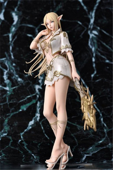 리니지 화이트요정 피규어 엘프 여법사, 1개