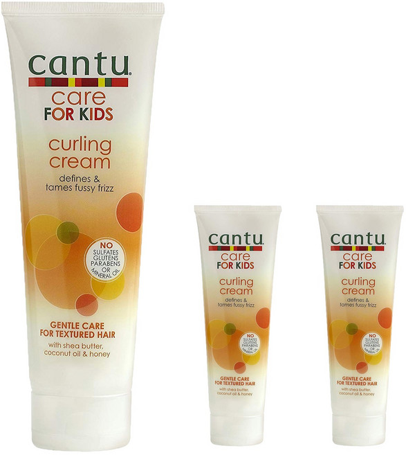 칸투 케어 포 키즈 컬링 크림, 227g, 3개