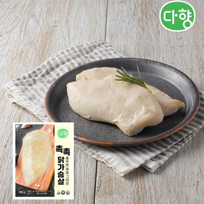 [다향] 촉촉 닭가슴살 100gx10팩, 01_촉촉 닭가슴살 100gx10팩, 100g