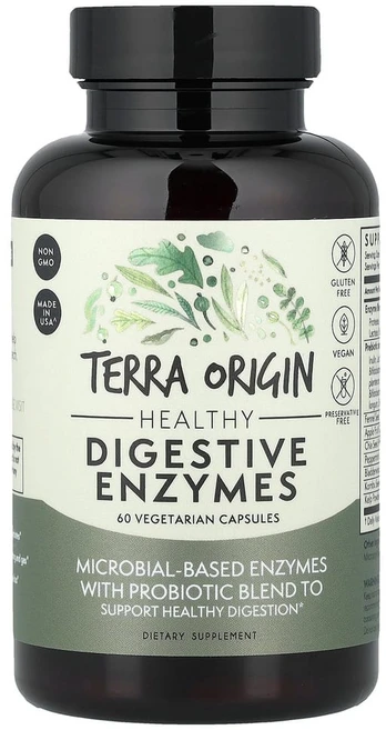 테라오리진 효소 캡슐 60정, 다이제스티브 엔자임 효소 60캡슐, 1개 - 쿠팡