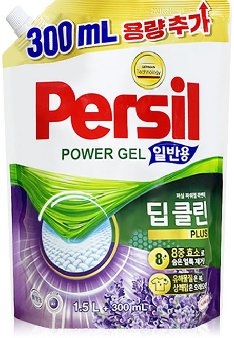 퍼실 라벤더 일반 리필 1.5L+300ml, 2개
