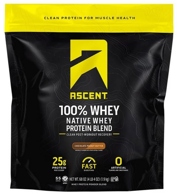 에이센트 100% 웨이 네이티브 웨이 프로틴 블렌드 유청 단백질 초코 피넛 버터 1.9kg Ascent 100% Whey Native Whey Protein Blend Choc, 1개 - 쿠팡