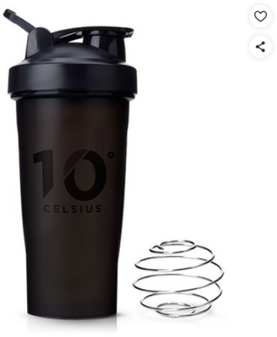10도씨 블렌딩 쉐이커 보틀 스트랩 + 블렌더 볼, ALL BLACK, 600ml, 1개