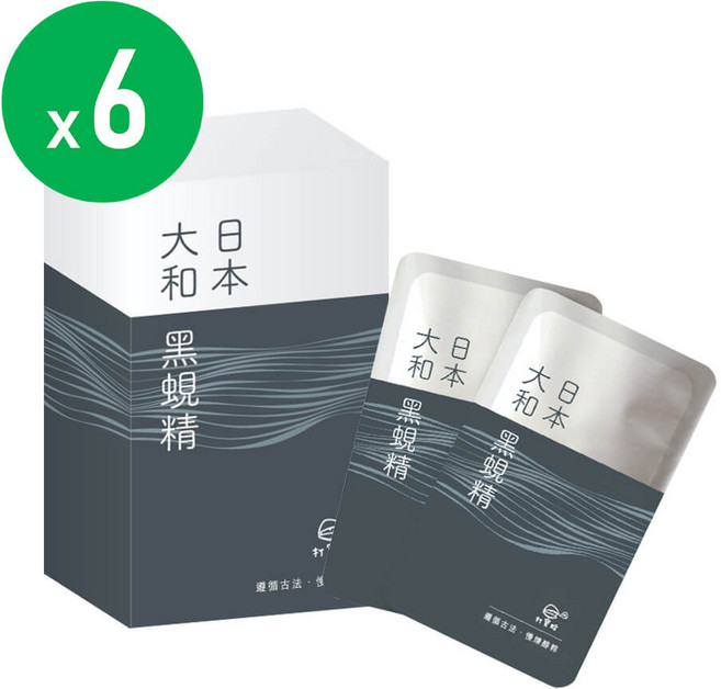 大和本 黑蜆精, 1個, 超值黑蜆精X6盒組(5包/盒X6盒)