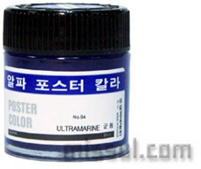 알파 학생용 포스터칼라 30ml 낱색판매, 11 White/흰색