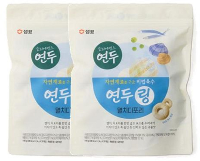 샘표 연두링 멸치디포리 80g 2개, 3세트