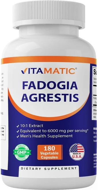 파도지아 줄기 10배 추출 6000mg 180캡슐 6개월 초고함량 대용량 미국산, 파도지아  180캡슐, 180정, 1개 - 쿠팡