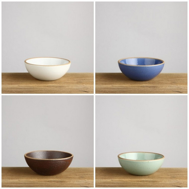 이천도자기 담소 대접 14cm 국그릇 식기 도자기 플레이트 플레이팅, 1개, 블랙