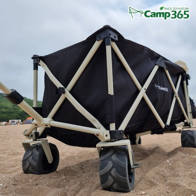 파파웨건 스포츠 챔프 울트라휠 / 광폭 바퀴로 거친 오프로드도 자유롭게, 챔프 울트라휠 전용 상판 + 레드 원단