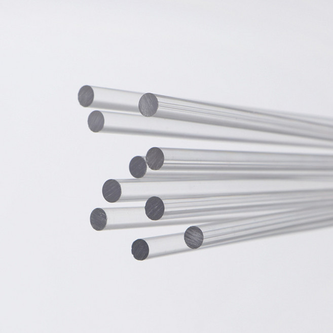 크리앤조이 아크릴봉 10mm 50cm 투명 막대 낱개 FLH0110, 1개