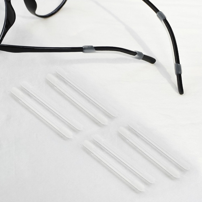 논슬립 안경 고정 튜브형 롱팁 얇은테 귀고무 10p