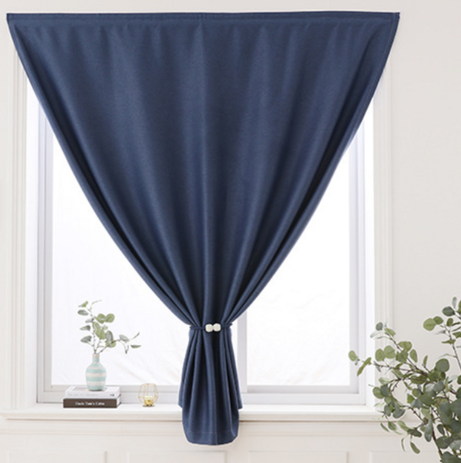 우아한클릭 무지 암막 벨크로 커튼