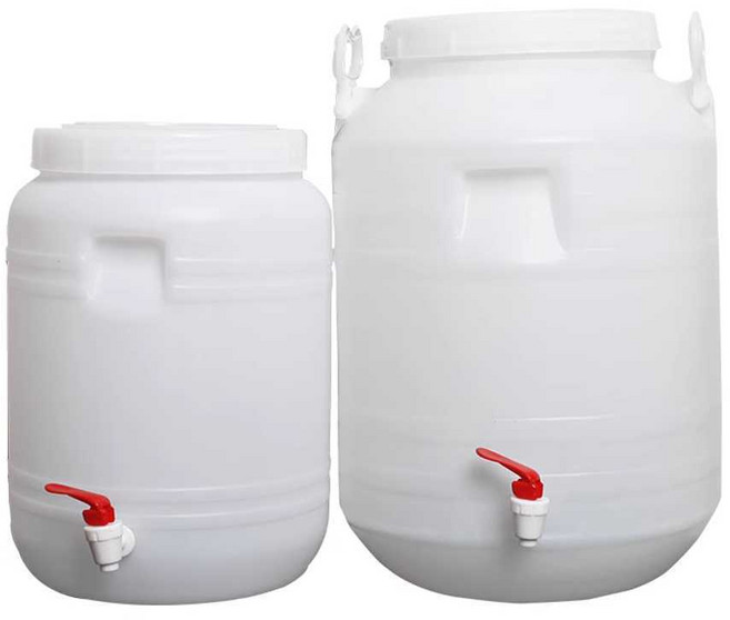 농업용 물통 대용량 100리터 농약 탱크 양동이 저장통, 1개, 100L 120kg 블랙뚜껑+내뚜껑