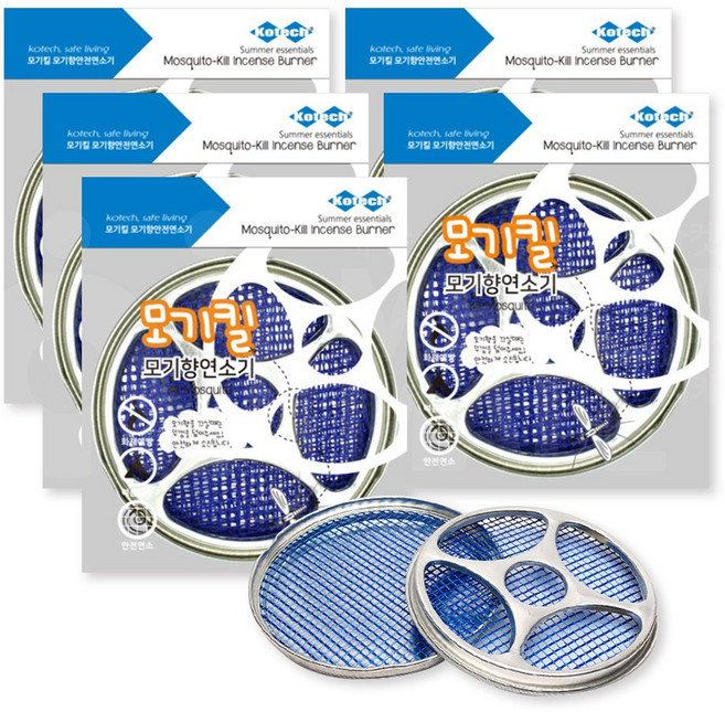 (메카몰) 코텍스 국산 모기향 연소기, 5개