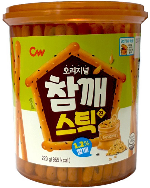 청우 참깨스틱+사은품, 6개, 220g