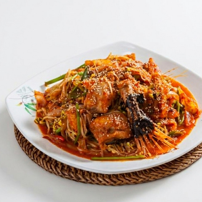 [맛보면 혼술각] 캠핑용 술안주 아구찜 밀키트 2~3인분 라면사리 포함, 1세트, 1.2kg 내외